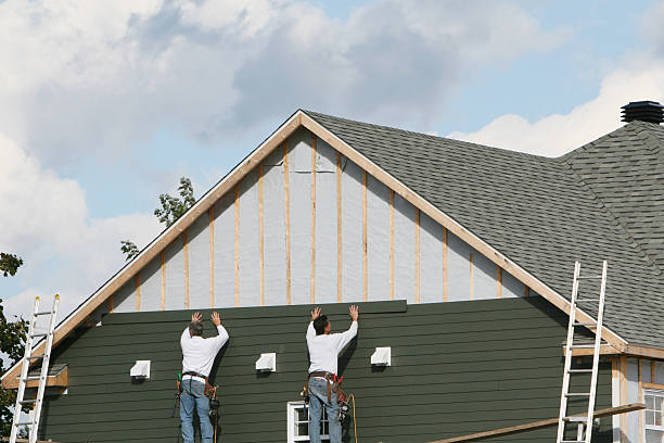 Professional Siding Installation technician working in Plymouth Meeting, PA